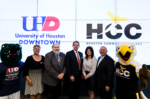 UHD agreement group photo